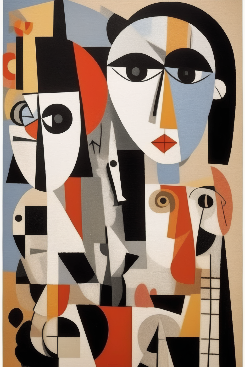 00489-2911741197-_lora_Jean Metzinger Style_1_Jean Metzinger Style - White background. Craft a composition inspired by the works of Pablo Picasso.png